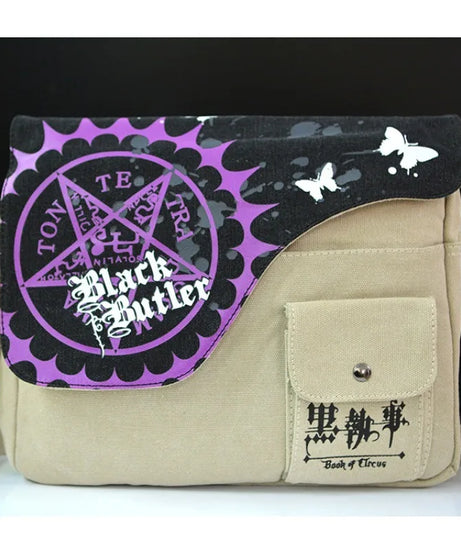One Piece & Naruto Anime Crossbody Bag – Waterproof Canvas Shoulder Bag