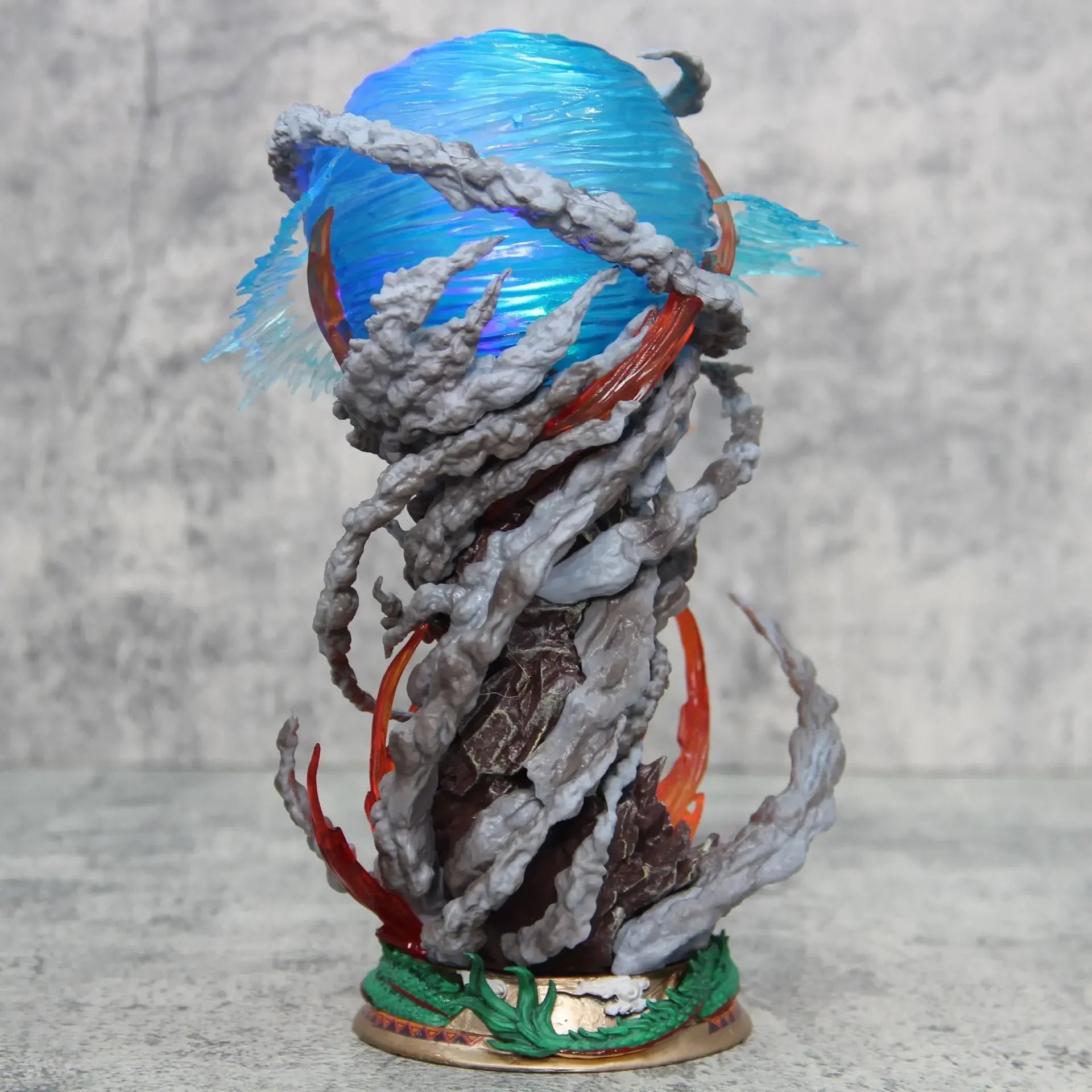 25cm Dragon Ball Anime Spirit Bomb Sou Goku Action Figure Super Saiya Pvc Model Statue Doll Collection Decoration Toys