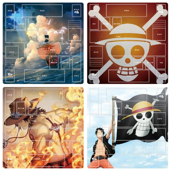 One Piece Card Game Playmat — Luffy Rubber Duel Mat (2-Player)