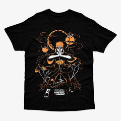 Anime Naruto Pain Nagato Graphic T-Shirt – Akatsuki Streetwear Oversized Cotton Tee