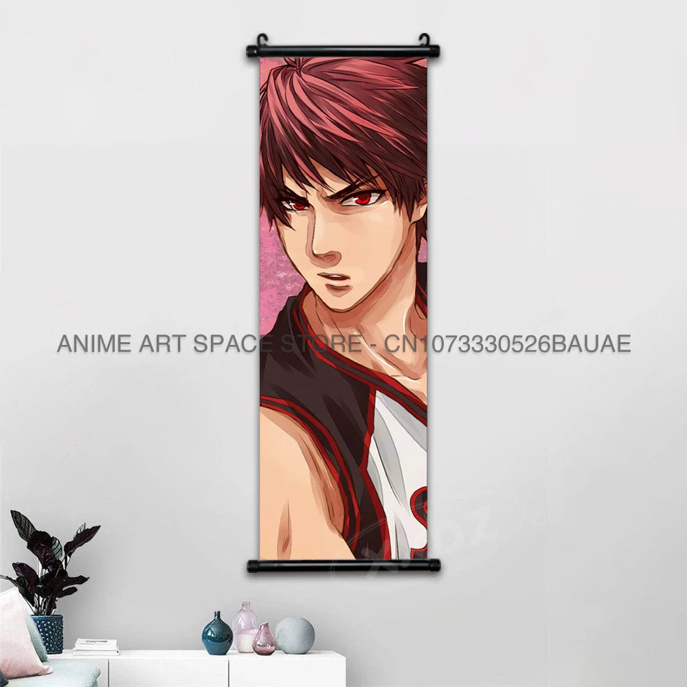 Kuroko no Basket Wall Scroll – Tetsuya Kuroko Anime Canvas Poster