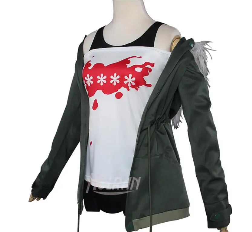 Women Costume Navi Futaba Sakura Shirt Cosplay Costume Coat Jakcet lolita punk halloween outfit