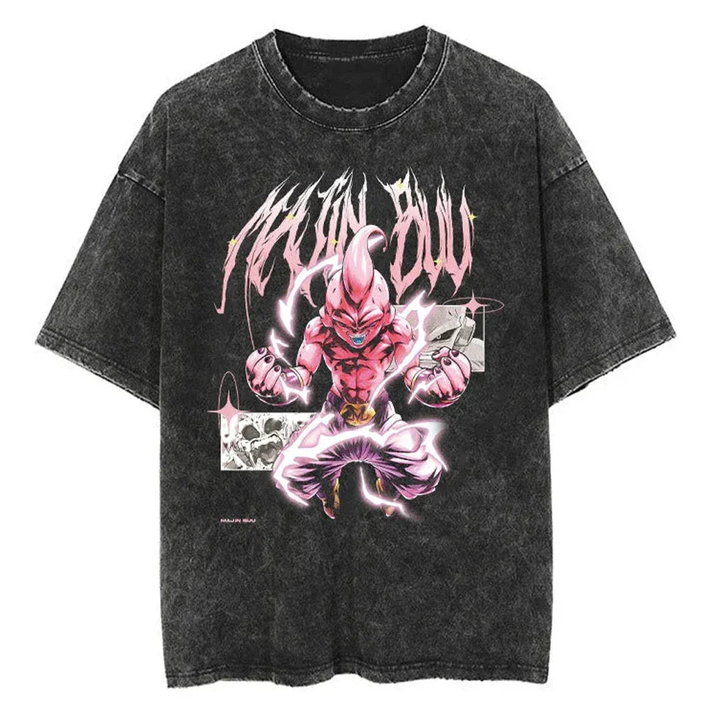 Dragon Ball Oversized Vintage T-Shirt – Streetwear Cotton Tee