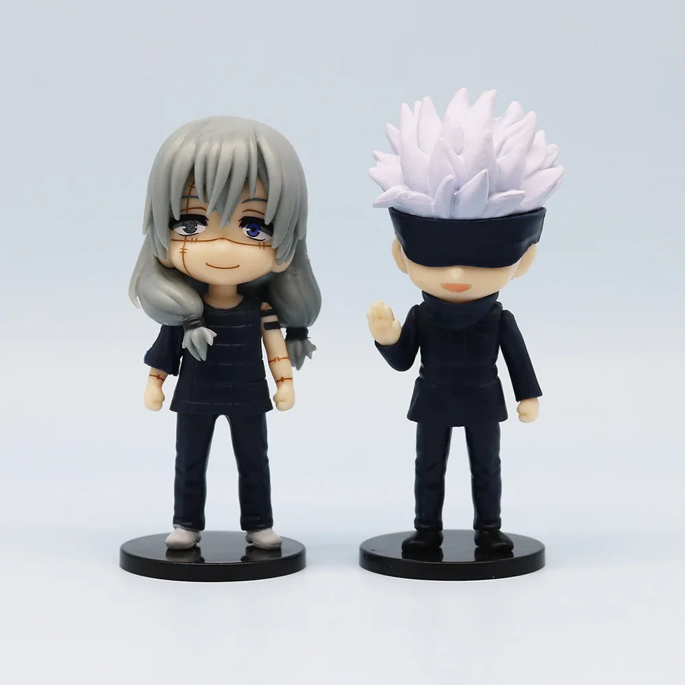 7pcs Jujutsu Kaisen Okkotsu Yuta Geto Suguru Gojo Satoru Megumi Nobara Itadori Yuji Anime Action Figure Toys Doll
