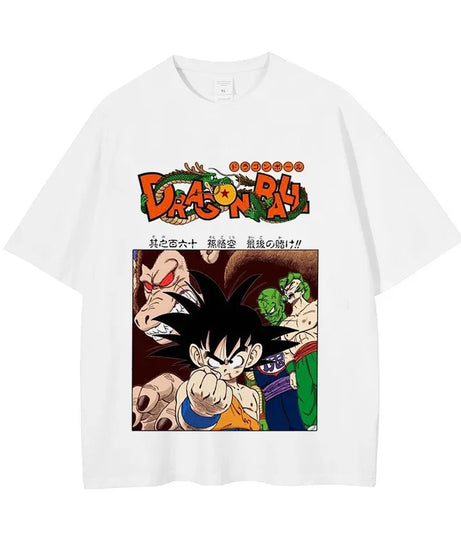 Dragon Ball Z Streetwear T-Shirt – Anime Graphic Cotton Tee