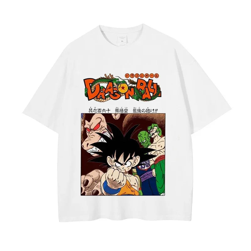 Dragon Ball Z Streetwear T-Shirt – Anime Graphic Cotton Tee