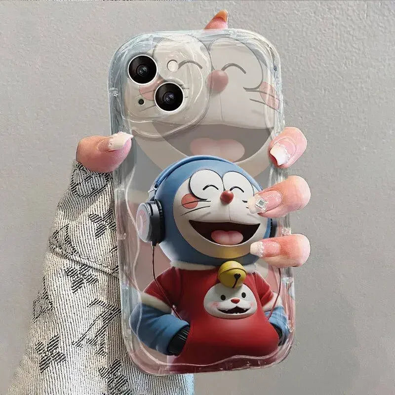 Doraemon Wave Soft Case – Samsung Galaxy A Series (A14, A34, A23, A13, M14 & More)