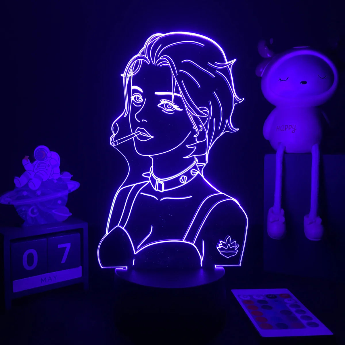 Anime Nana 3D LED Nightlight for Bedroom Decor Table Lamp Nana Osaki Figure Kids Child Girls Light Manga