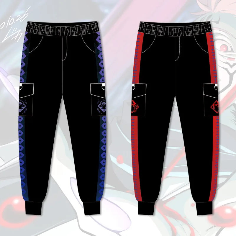Jujutsu Kaisen Yuji Itadori Anime Peripherals Winter Male and Female Couples New Casual Overalls Trousers Sweatpants Pants Gifts