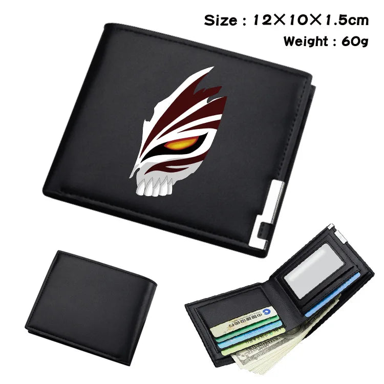 BLEACH Animation Derivative Purse Fold Short Wallet Portable Coin Purse