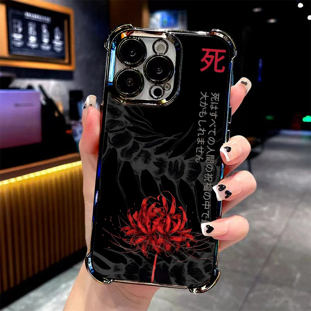 Anime Tokyo Ghoul Kaneki Ken Clear Case for iPhone 17 Air 16 E 15 14 Plus 13 12 Mini 11 Pro Max Acrylic Silicone Cover