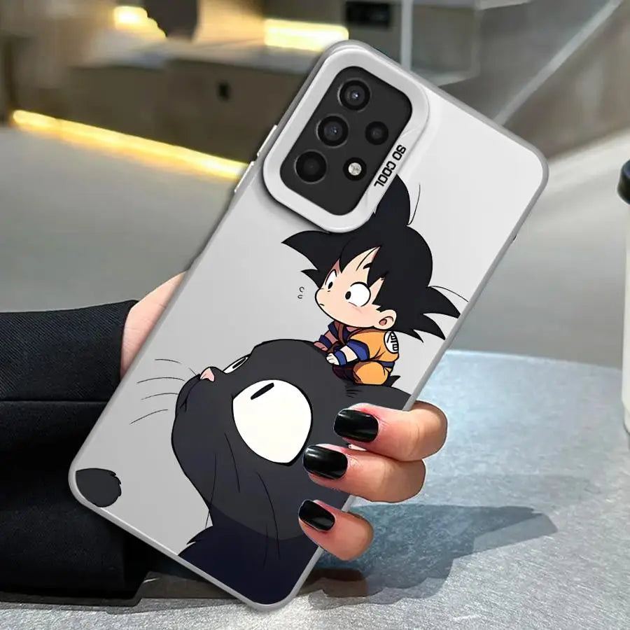 Shell Phone Case For Samsung For Galaxy A25 A16 A34 A13 A22 A24 A32 A14 A23 A12 A15 Dragon Ball Goku