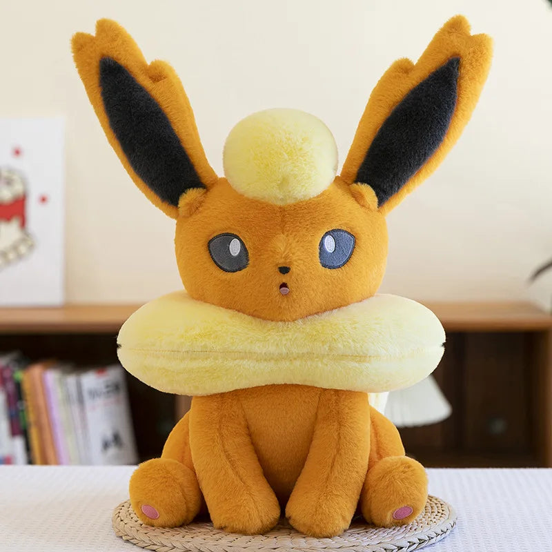 45/80cm Flareon Pokemon Plush Toys Large Anime Doll Cute Pillow Giant Pokémon Plushie Stuffed Gift for Kids Christmas