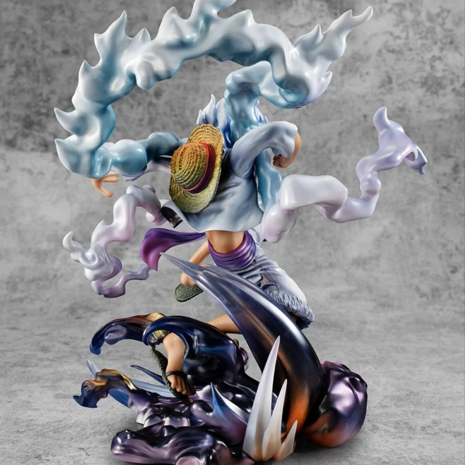 One Piece Lffy Anime Figure Gear 5 Luffy Action Figurine Sun God Nika Luffy Statue PVC Statue Model Doll Collection Toy Gifts