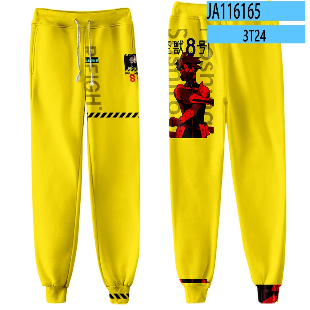 Kaiju No. 8 3D Jogger Pants – Anime Fitness & Casual Sweatpants