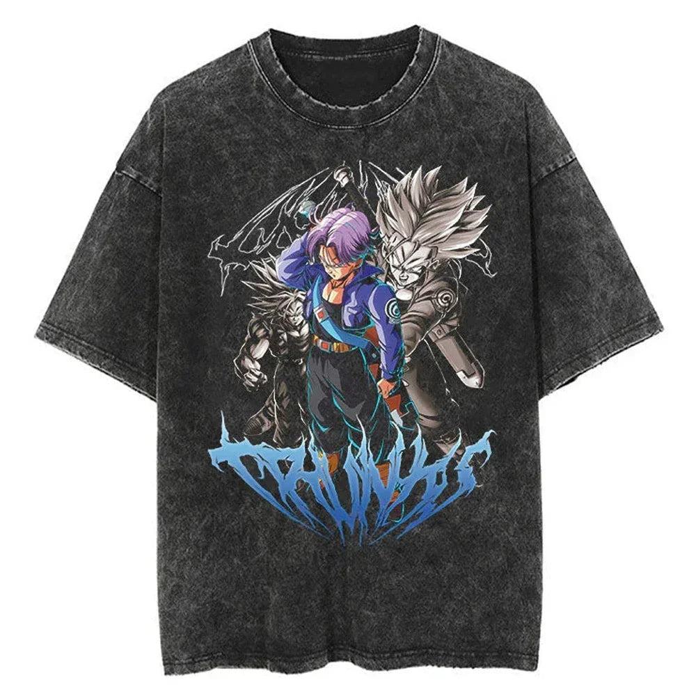 Dragon Ball Oversized Vintage T-Shirt – Streetwear Cotton Tee