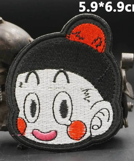 Dragon Ball Animation Peripherals Creative Kawaii Son Goku Vegeta Majin Buu Clothes Patches Embroidered Velcro Badges