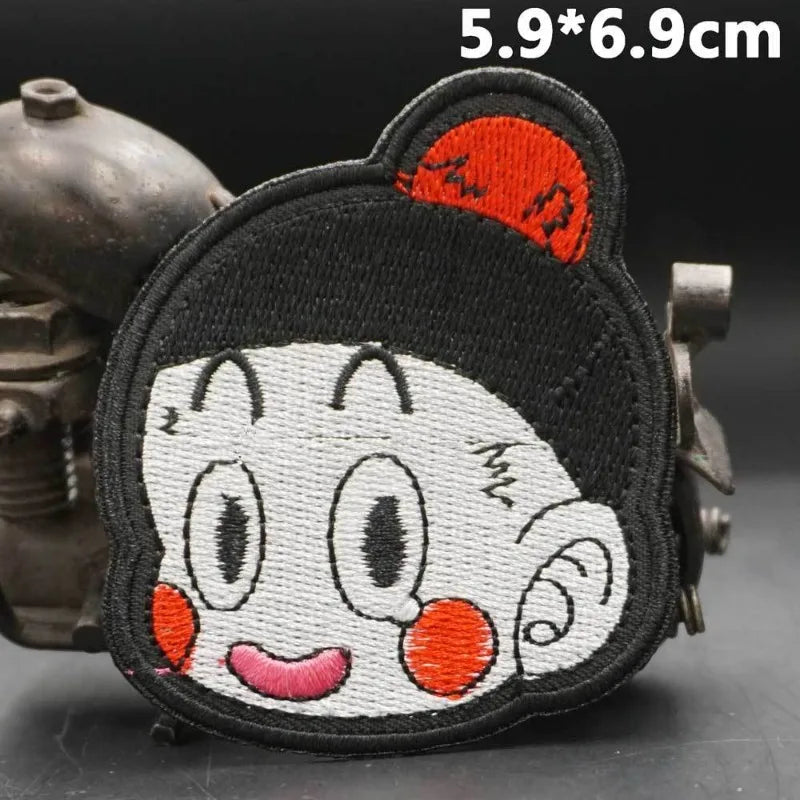 Dragon Ball Animation Peripherals Creative Kawaii Son Goku Vegeta Majin Buu Clothes Patches Embroidered Velcro Badges