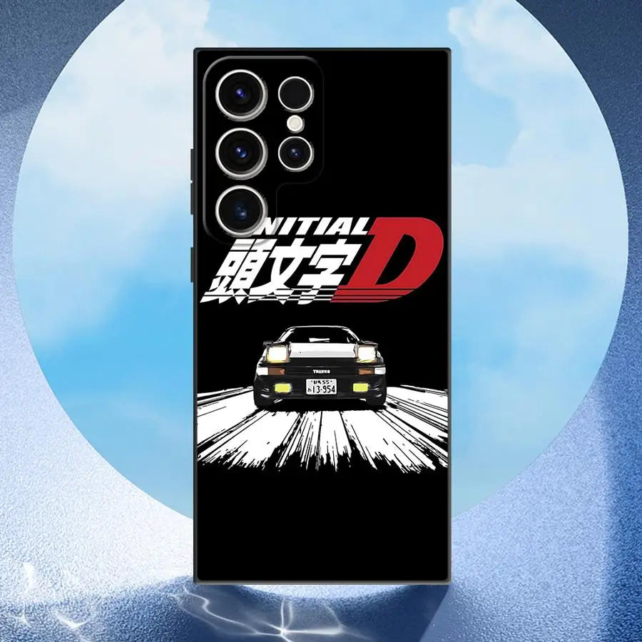 Anime Initial D Cool Phone Case for Samsung Galaxy S10 S9 Note 9 8 S8 Plus S10e Note 20 Ultra Note 10 Plus Silicon Cover