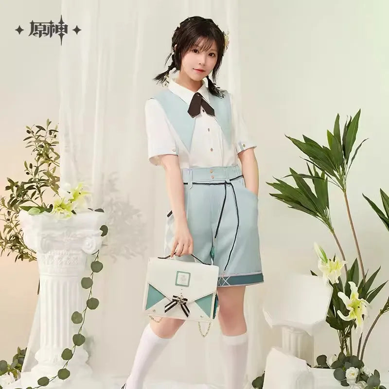 Game Anime GENSHIN IMPACT Venti Theme Show Casual Shorts Barbatos Pants