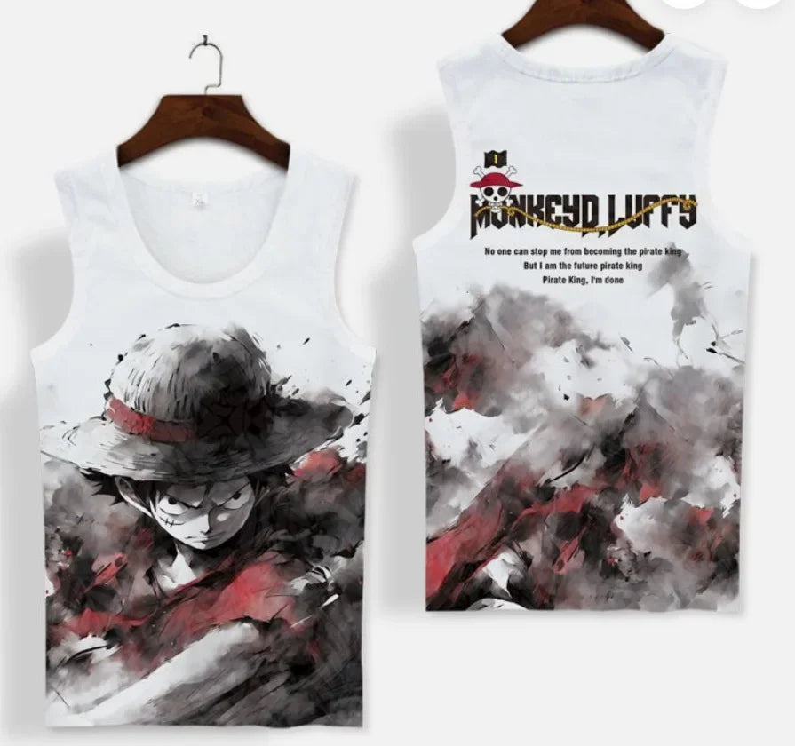 Anime Summer ONE PIECE T-Shirt Luffy Zoro 3D Print Clothes Female Male Fashion T Shirts Short Sleeves Casual Tops