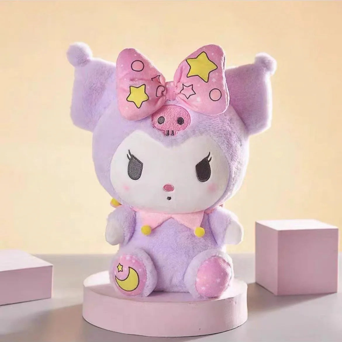 Sanrio 25Cm Anime Kuromid Toys Kawaii Mymelody Cinnamorol Plush Soft Stuffed Animals Doll Plushie Pillow Xmas