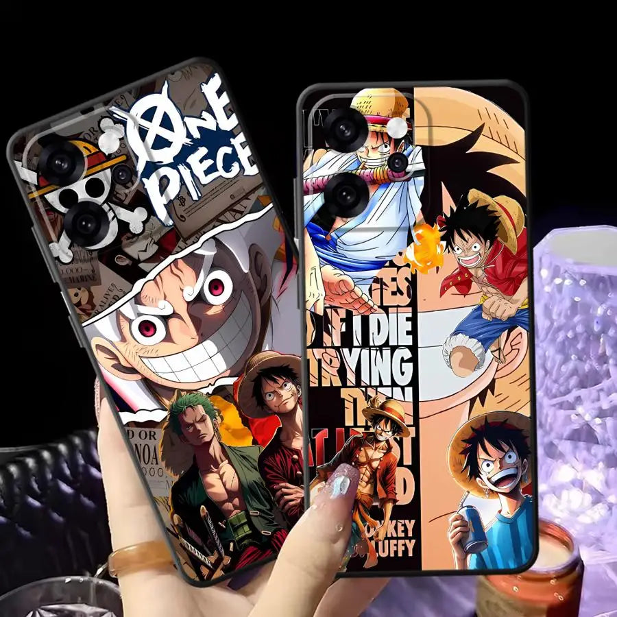 Anime Luffy Zoro Phone Cover Case for Oppo A76 A96 A84 A78 A98 F9 F11 F29 A83 A93 A74 Reno 4F 5 6 7 8 10 11 14