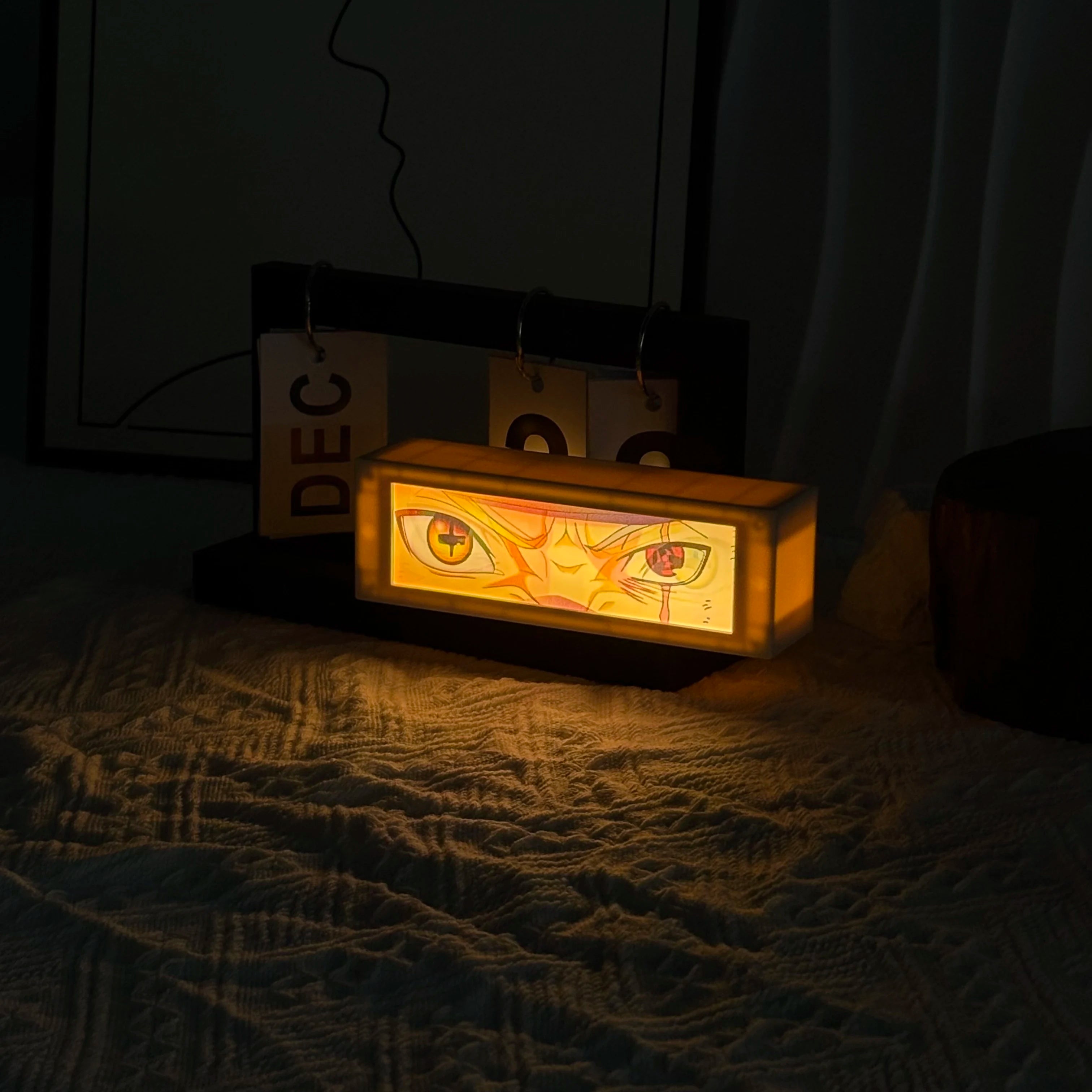 Anime 3D Motion Light Box – Manga Night Lamp for Bedroom & Gifts