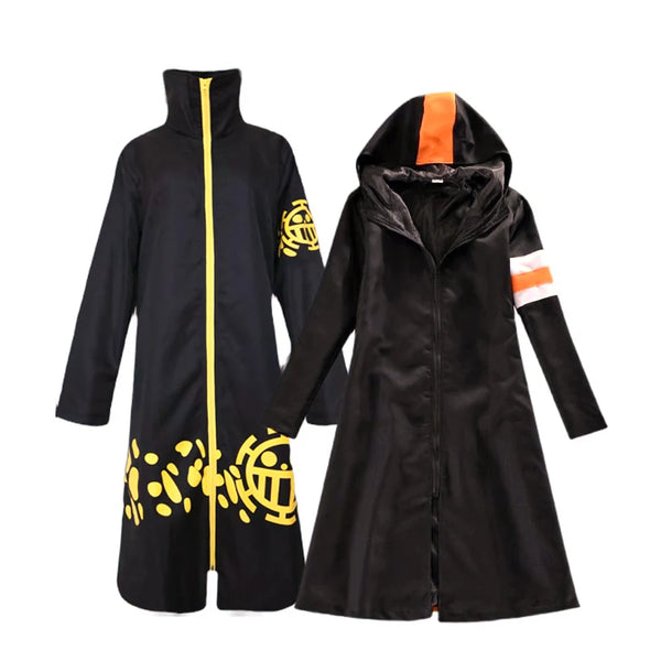 One Piece Trafalgar Law Cosplay Coat — Long Windbreaker