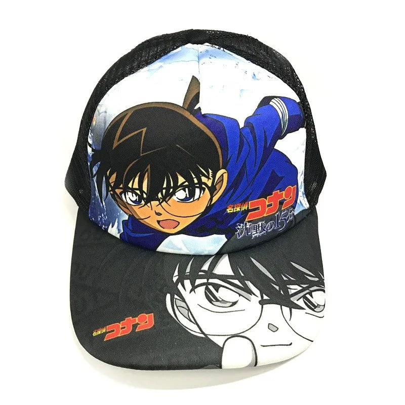 Bleach Tokyo Ghoul Fate Detective Conan Anime Baseball Cap Adjustable Summer Casual Mesh Hat
