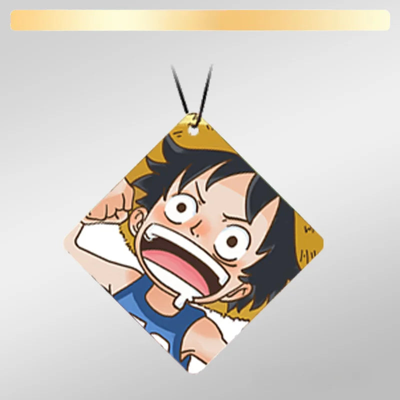 One Piece Car Mounted Fragrance Patch Decoration Car Accessories Anime Luff Tony Tony Chopper Roronoa Zoro Car Interior
