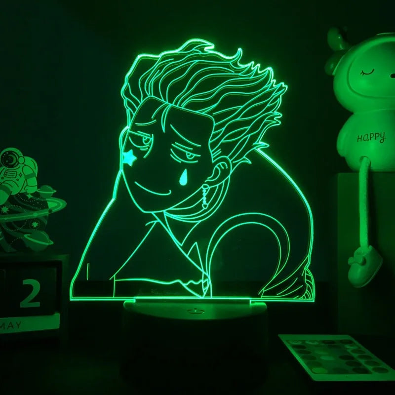 HUNTER Night Light Anime Peripherals Personality Creativity Killua Sissoe Table Lamp Desktop Decoration Bedroom holiday gift