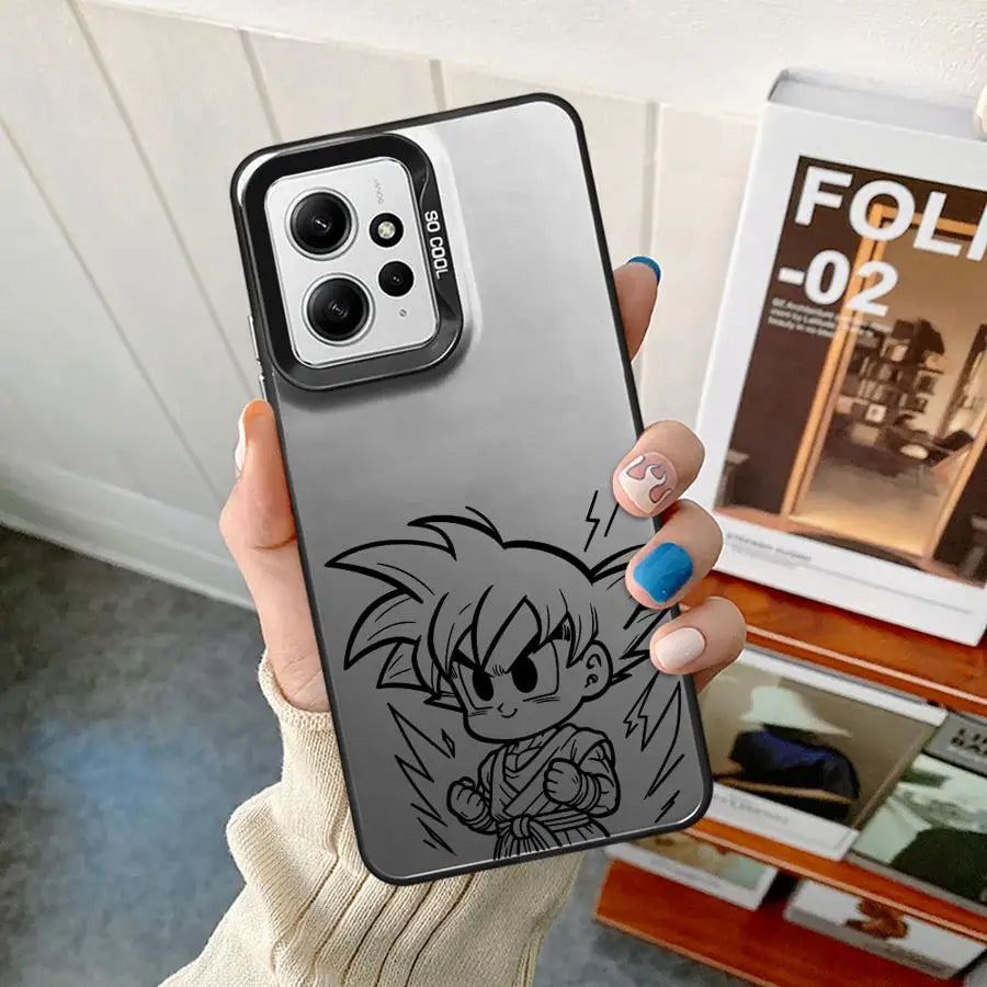 Cute Dragon Ball Goku Shell Phone Case for Xiaomi Redmi Note 10s 10 11 Pro 12 13 14 Pro Plus 11s