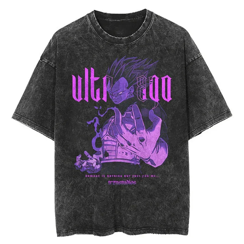 Dragon Ball Oversized Vintage T-Shirt – Streetwear Cotton Tee
