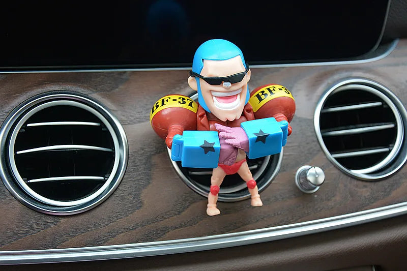 One Piece Car Air Outlet Perfume Clip Model Ornaments Luffy Captain Zoro Action Figures Auto Air Conditioning Port Decor