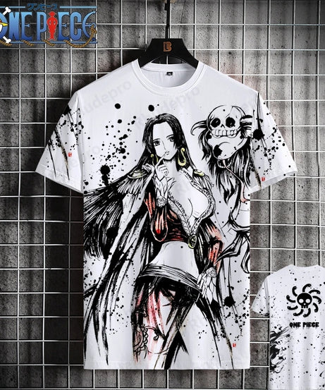 Luffy One Piece 3D Printed T-Shirt – Unisex Summer Anime Tee