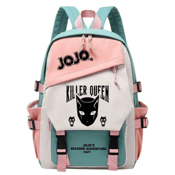 JoJo's Bizarre Adventure Jotaro Canvas Backpack — School & Travel