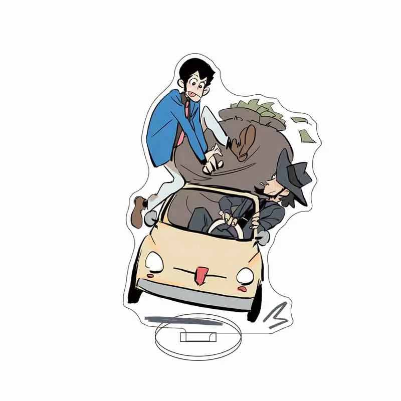 Lupin III Rupan Sansei Acrylic Stand Model Plate Decoration Originality Desk Figure Display Fan Gift Prime New Products Classic