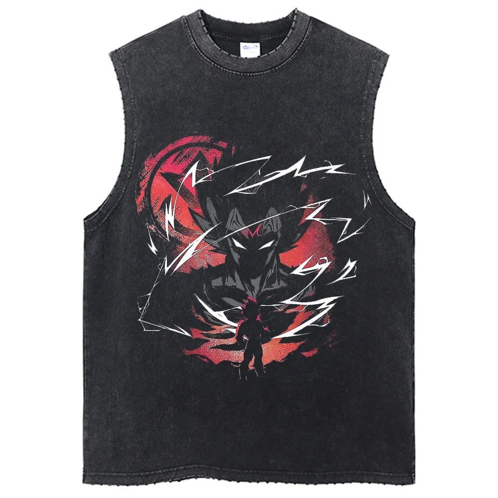 Vintage Dragon Ball Z Oversized Sleeveless Tee – 2024 Harajuku Anime Streetwear