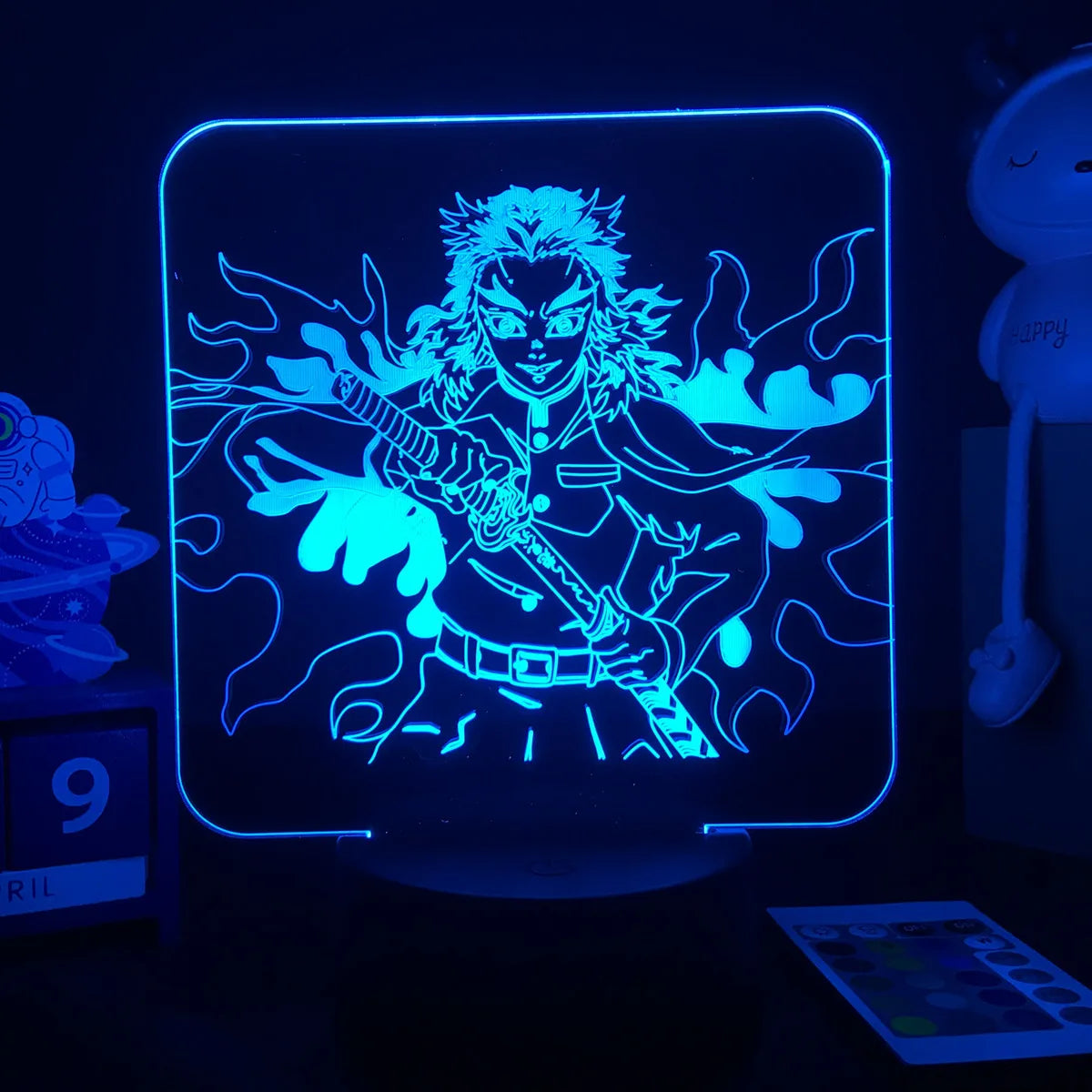 Manga 3d Light Kimetsu No Yaiba for Bedroom Decor Night Light Birthday Gift Table Lamp Anime Demon Slayer Mitsuri Kanroji Figure