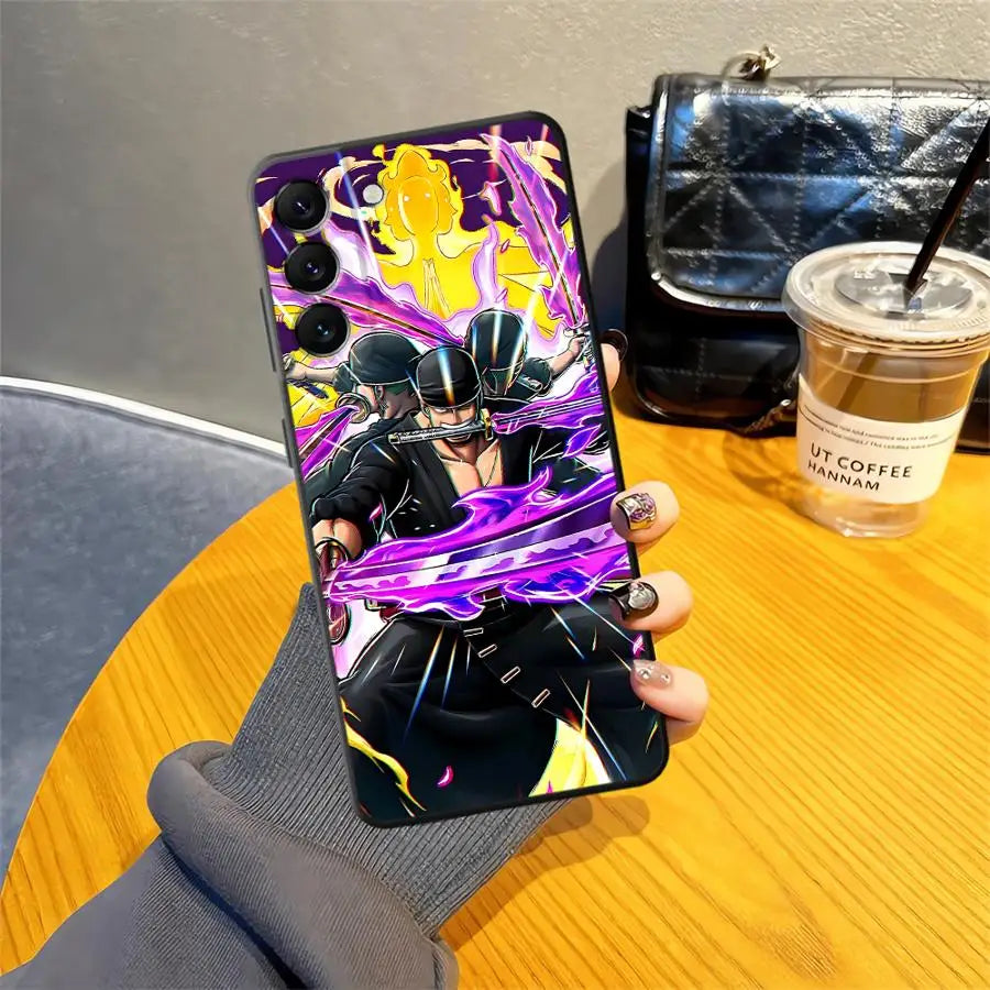 Phone Cover Case for Samsung Galaxy A03 Note 20 Ultra 9 10 A04 A05 A50 A70 A06 A30 A40 A01 A02 A07 A10 A20 Ones Pieces Zoro