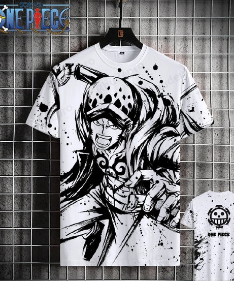 Luffy One Piece 3D Printed T-Shirt – Unisex Summer Anime Tee