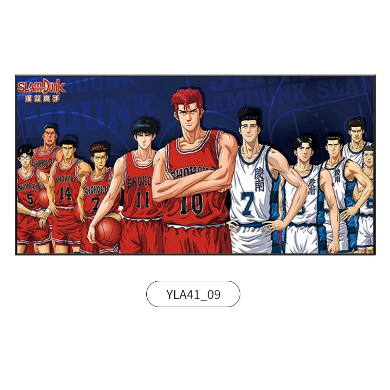 Slam Dunk Wall Art – Sakura Path Anime Mural for Bedroom or Living Room