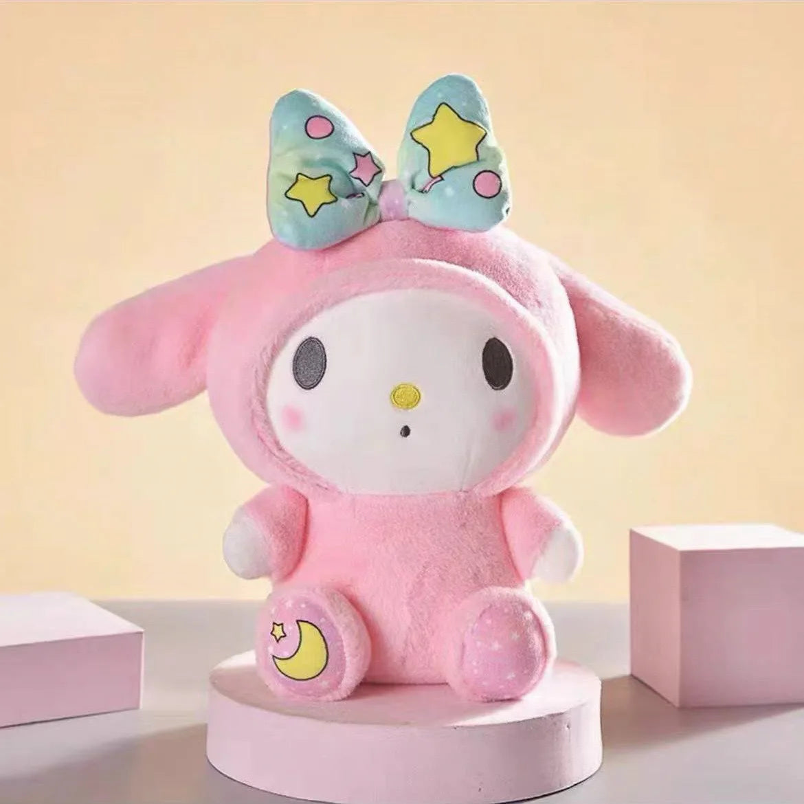 Sanrio 25Cm Anime Kuromid Toys Kawaii Mymelody Cinnamorol Plush Soft Stuffed Animals Doll Plushie Pillow Xmas