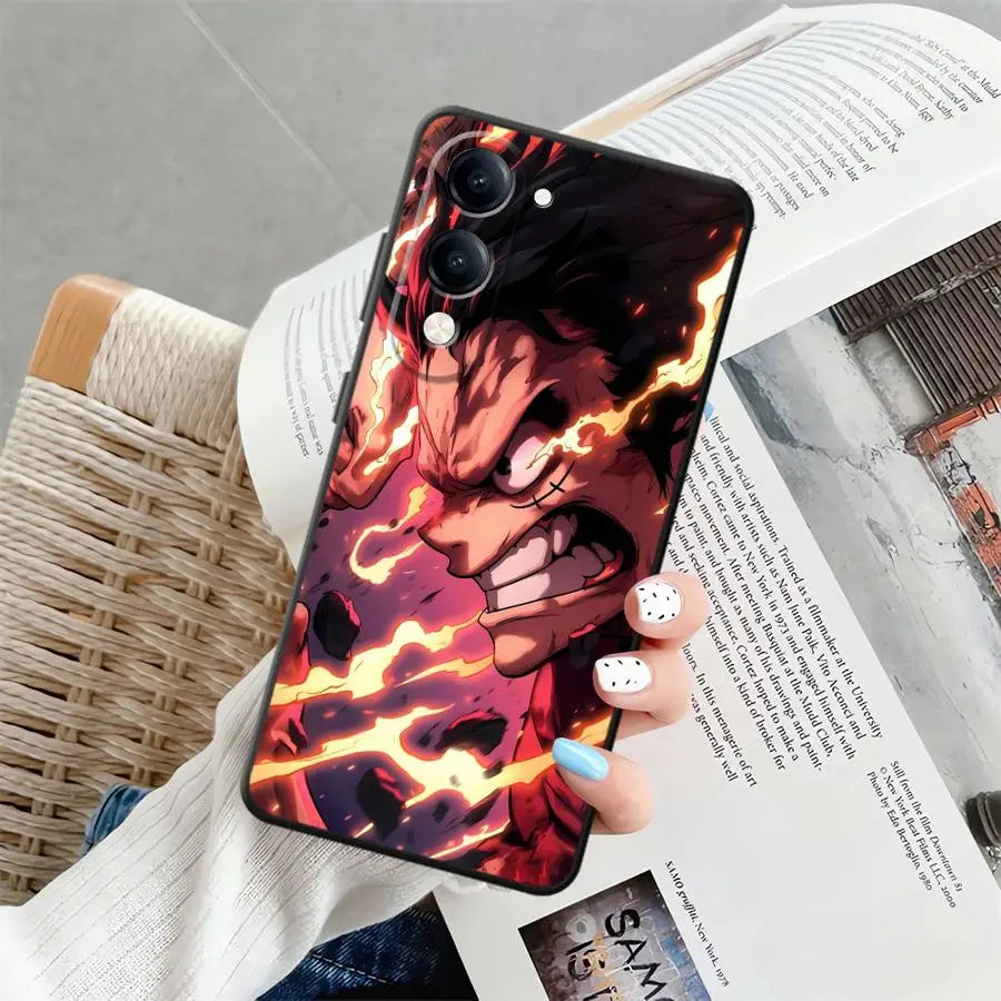 Phone Cover Case for Vivo Y33S Y35 Y19 Y02 Y11 Y22 Y16 Y17 Y12 Y15S Y30 Y20 Y21 Y31 Y36 Y27 Luffy Ones Pieces