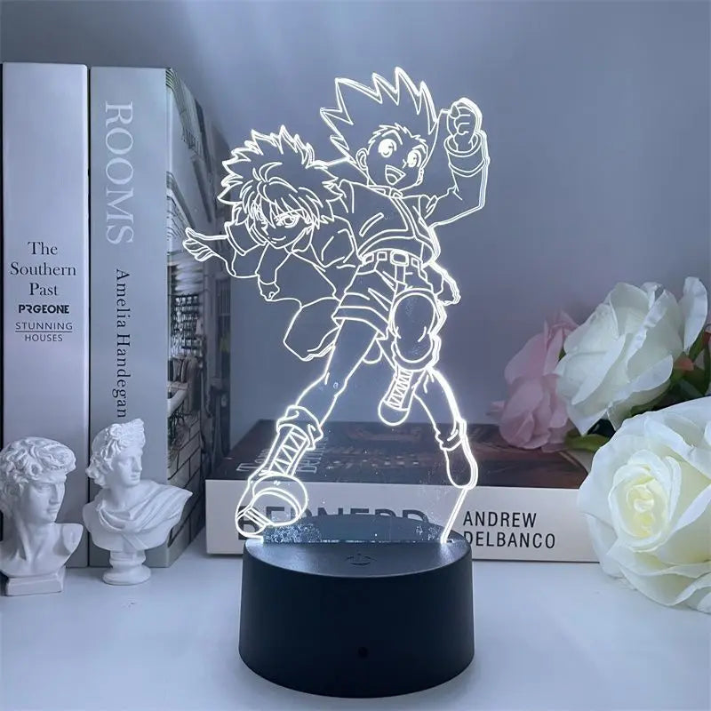 HUNTER Night Light Anime Peripherals Personality Creativity Killua Sissoe Table Lamp Desktop Decoration Bedroom holiday gift