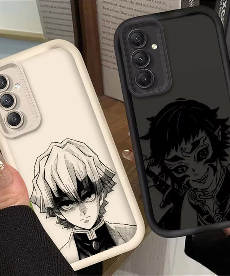Anime A-Agatsuma Z-Zenitsu Phone Case For Samsung Galaxy A14 A15 5G S21 S22 S23 S24 S25 5G FE Plus Ultra A25 A35 A52 A53 A54 A55
