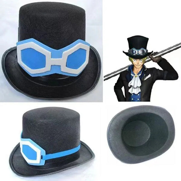 One Piece Sabo Cosplay Hat — Black Top Hat