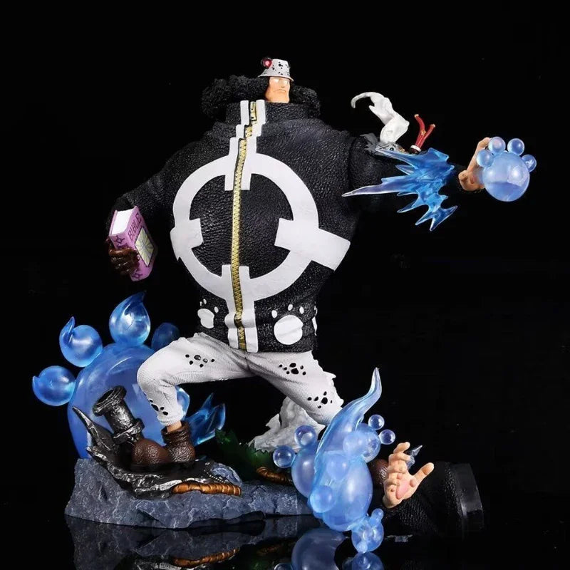 32cm One Piece Anime Figure Bartholemew Kuma Figurine 2 Hands With Light Statue Collection Decoration Ornaments Model Toys Gift