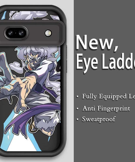 Anime Zoro One Piece Luffy Art Phone Case For Google Pixel 9 8A 8 7 7A Pro XL 5G Eye Ladder Soft TPU Shockproof Cover